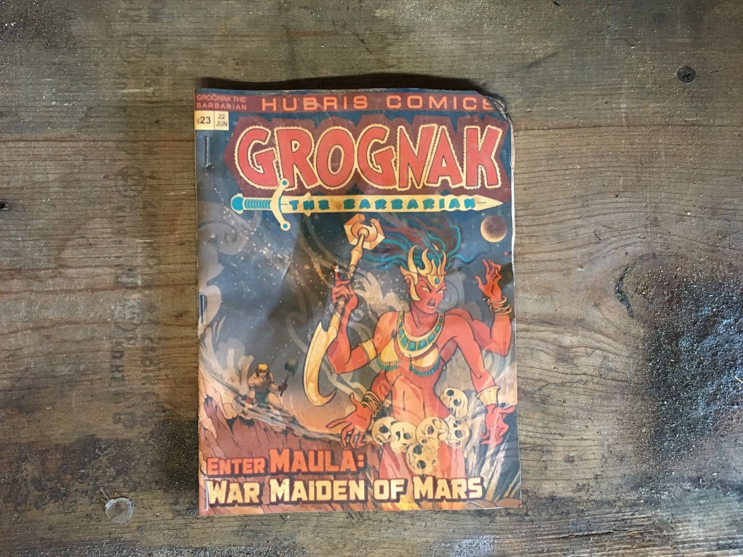 Fallout Inspired Grognak the Barbarian Comic Book Props