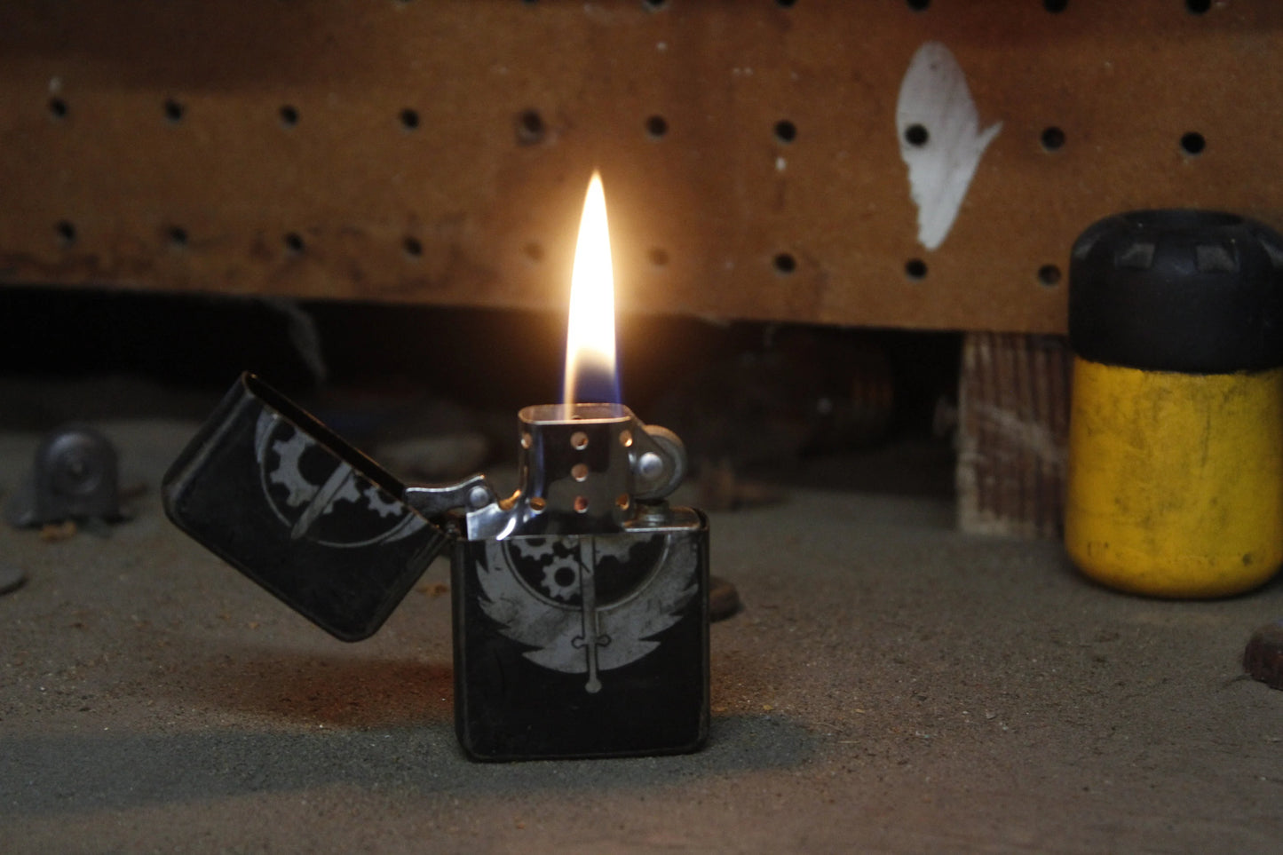 Fallout Inspired Brotherhood of Steel Oil Lighter