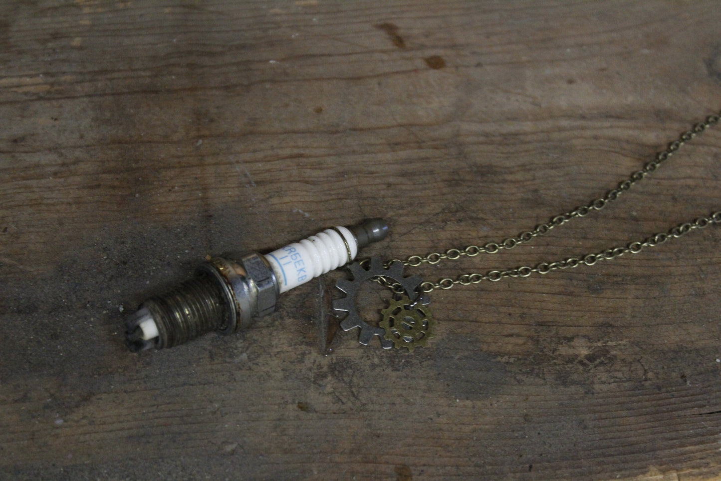 Post Apocalyptic Spark Plug Necklace Mad Max inspired Jewelry
