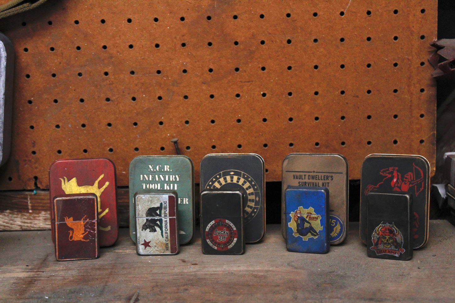 Fallout New Vegas Inspired Oil Lighters